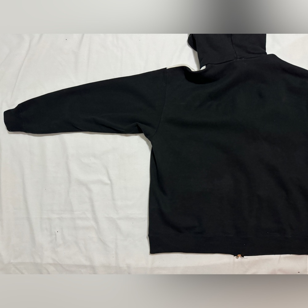 VTG A Bathing Ape BAPE Digital Print Y2K Stars Nigo Parka Zip Hoodie RARE BLACK - Picture 14 of 16